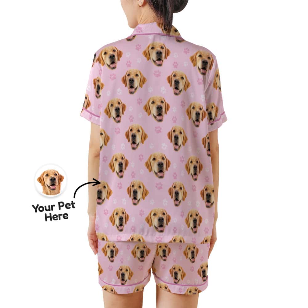 custom pet pajamas for adults back