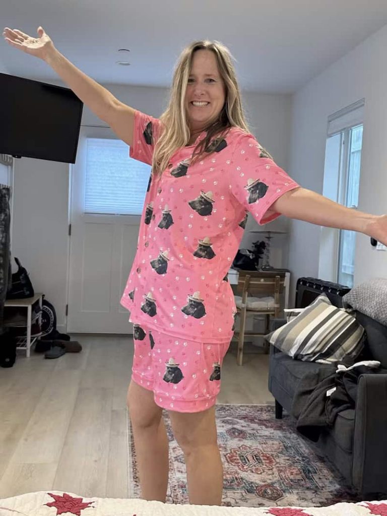 Pet Face Pajamas - Customer Example