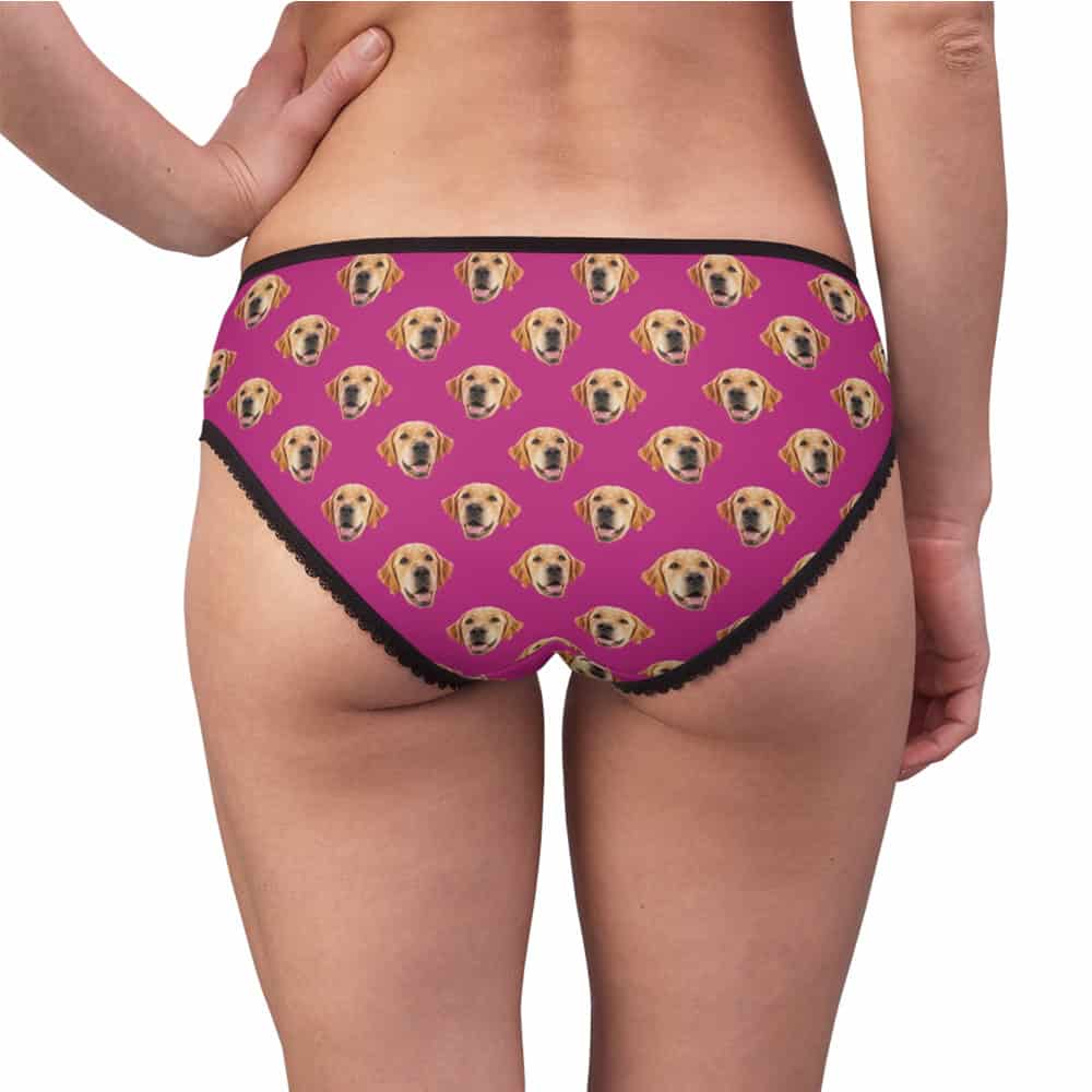 pet face underwear back