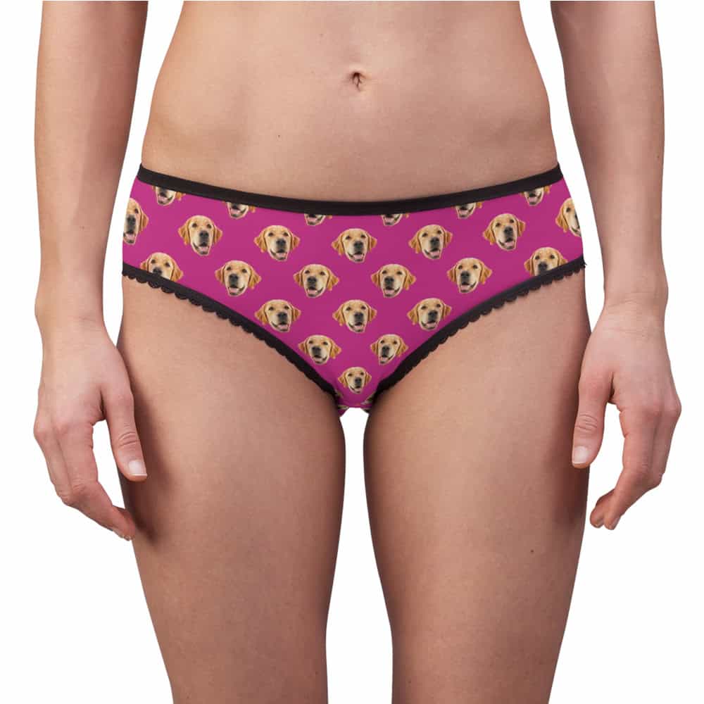 pet face underwear front