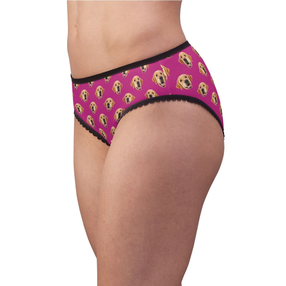 pet face underwear side