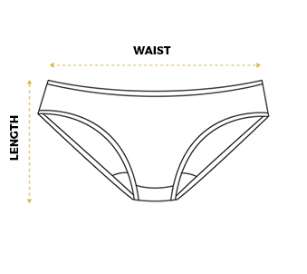 Pet Face Underwear Size Guide
